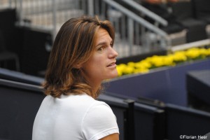 Amelie Mauresmo was happy