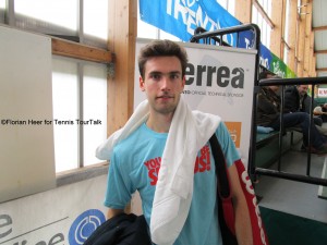Quentin Halys made it into his second Future final of the season. Last week he lost in Sondria. 