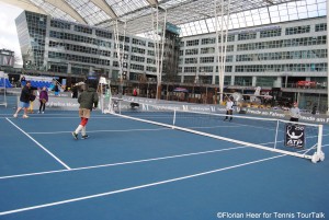 Great venue for playing tennis - the airport in Munich