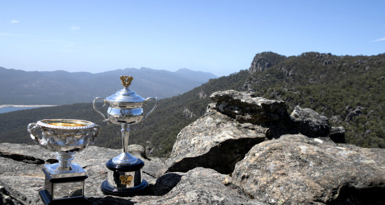 Australian Open trophies Victoria