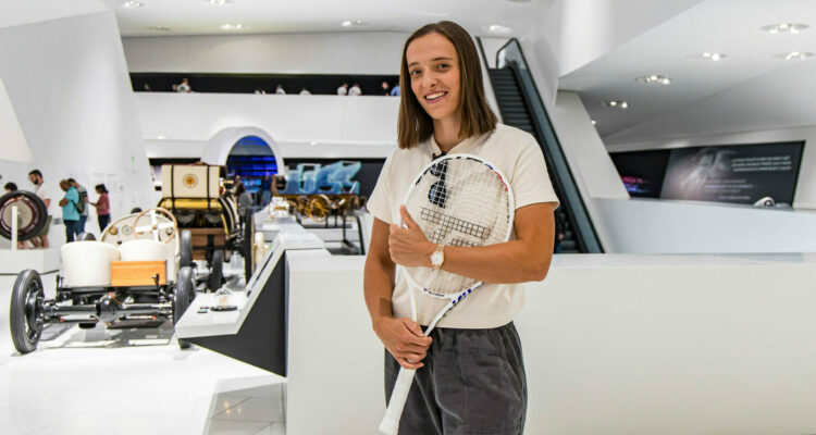 Iga Swiatek, Porsche Museum