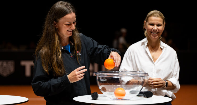 Barbora Krejcikova and Anke Huber