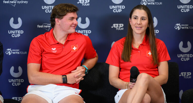 Dominic Striker, Belinda Bencic, United cup, Switzerland