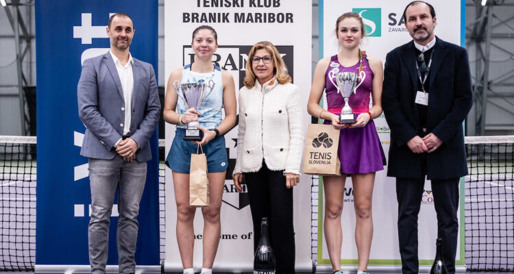 Antonia Ruzic and Linda Klimovicova at Maribor Open