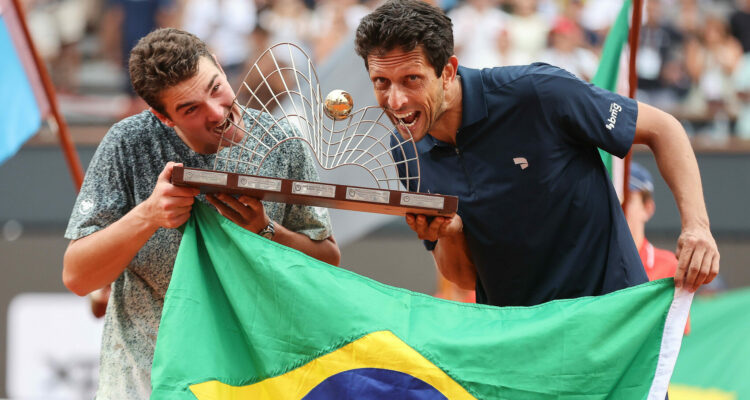 Joao Fonseca and Marcelo Melo
